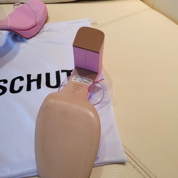 NEW SCHUTZ Ariella Platfom Block Heel Sandals - Picture 7 of 8